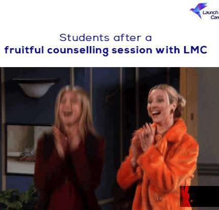 LaunchMyCareer meme about clarity after a career-counselling session