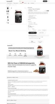 Complete TrueBasics men’s wellness product-page sample